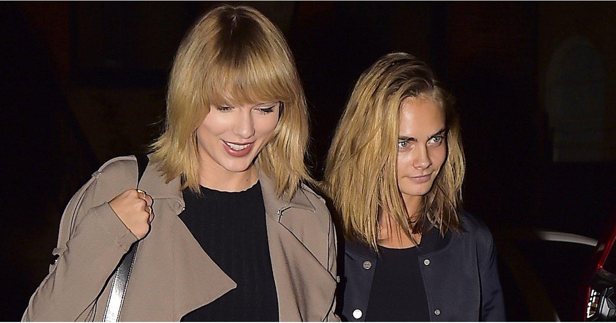 Taylor Swift Links Up With Cara Delevingne After Kanye West Publicly Disses Her