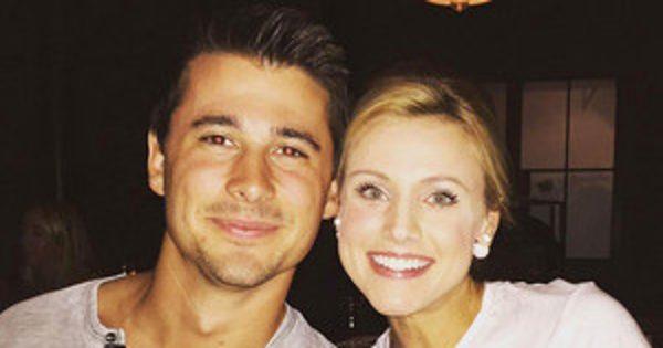 The Bachelor's Ashley Salter Debuts Her Baby Bump While Cele
