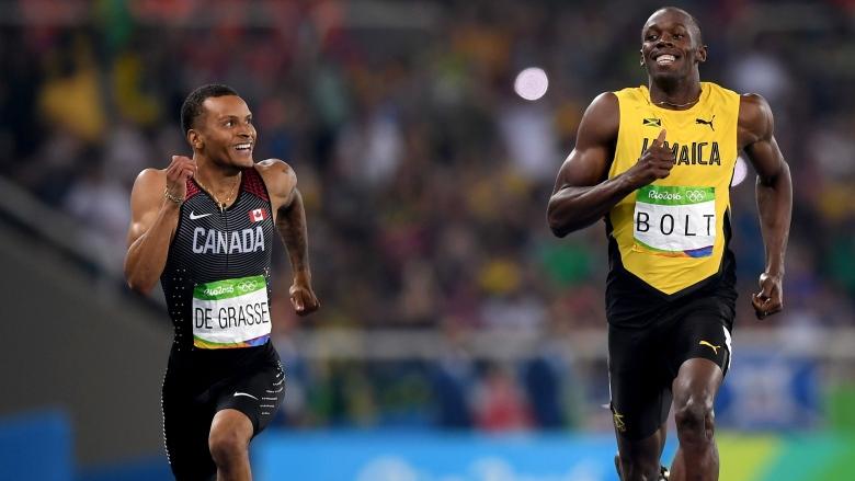 The champ and the kid: Bolt, De Grasse steal spotlight ahead of 200 final