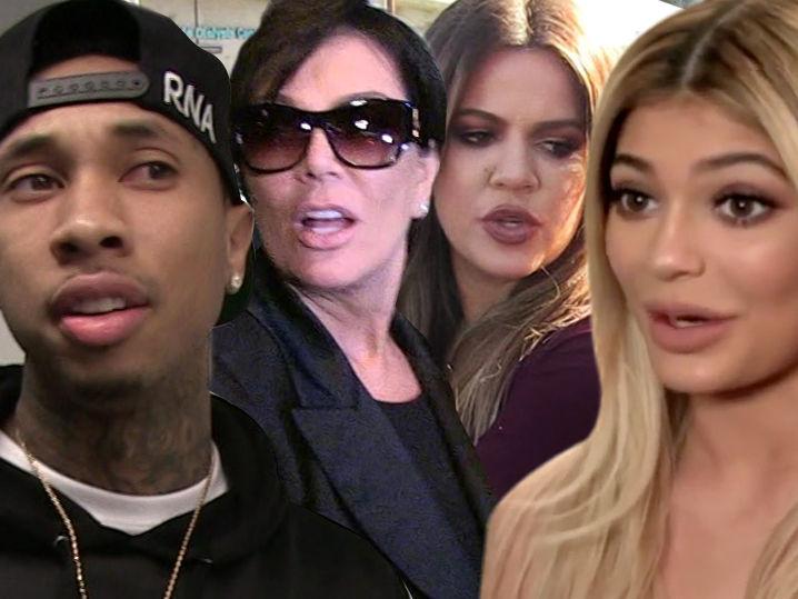 The Kardashians -- Rail on Tyga ... You Getting Arrested Could Ruin Our Brand!!!