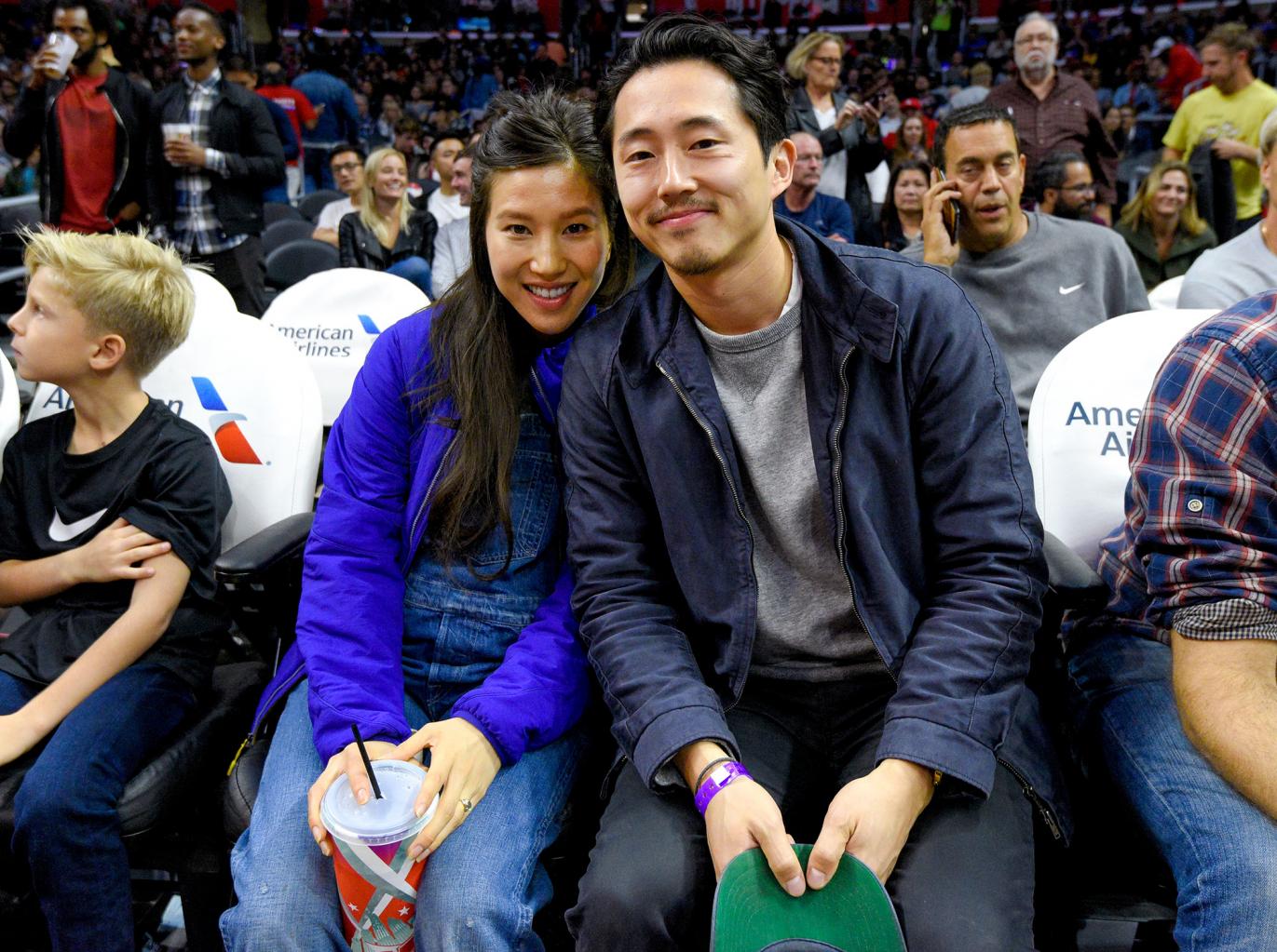 The Walking Dead       's Steven Yeun Marries Girlfriend Joana Pak