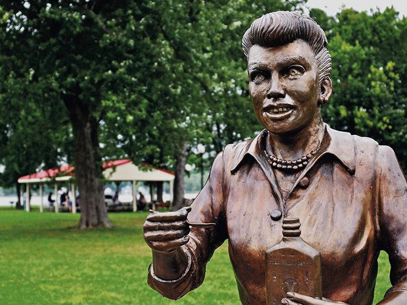 There's the Lucy We Love! Get a First Look at the New Lucille Ball Statue