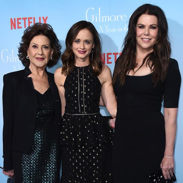 Three Generations of Gilmore Girls Alexis Bledel, Lauren Graham and Kelly Bishop Dazzle in Matching Ensembles