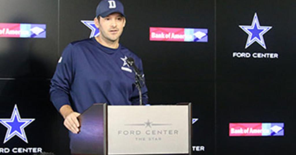 Tony Romo Reads Statement Regarding QB Role