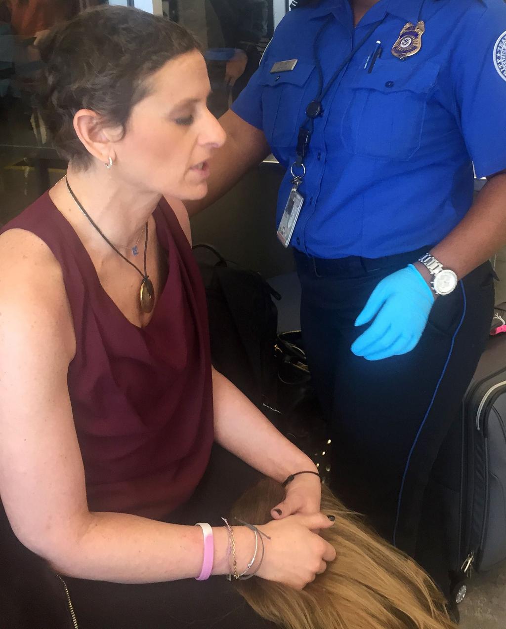 TV Host with Breast Cancer Was        Overwhelmed and Upset and Humiliated      '  By Tsa Body Search