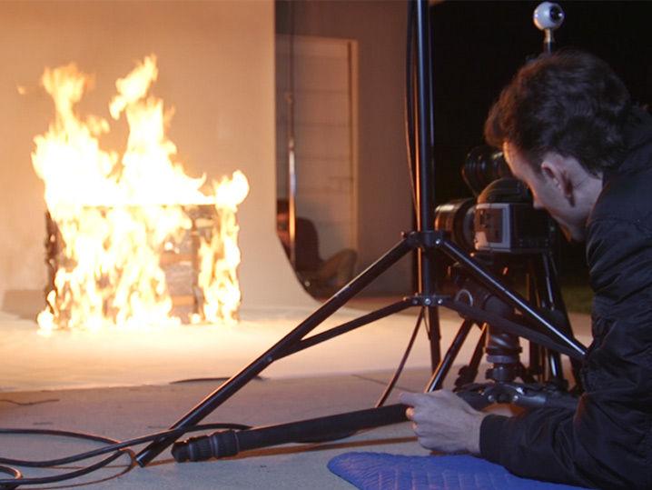 Tyler Shields -- Burns $15k Louis Vuitton Trunk Just for the Art of It (Video + Photo)