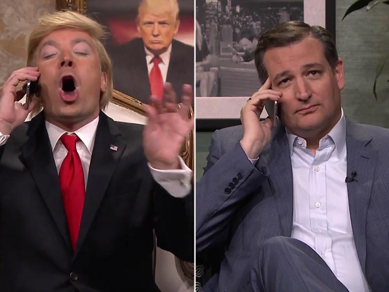 Watch: Jimmy Fallon Gives Ted Cruz His Donald Trump Imperson