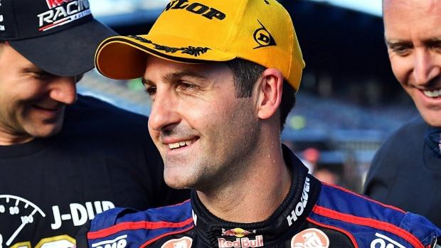 Jamie Whincup wins to reach Supercars ton as Shane van Gisbergen finishes fifth