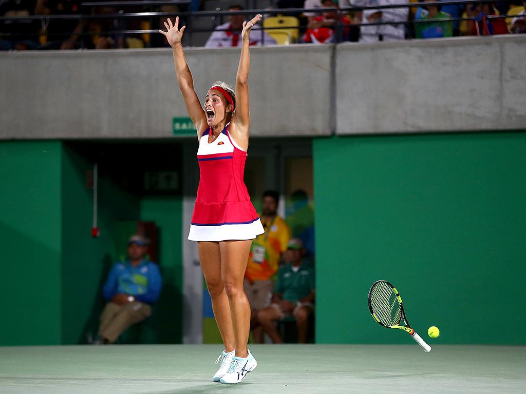 You Got Served! Tennis Player Monica Puig Wins First-Ever Gold for Puerto Rico