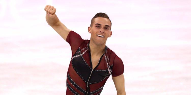 Adam Rippon gave an honest quote about not being the best figure skater and then briefly moved into first place in his event