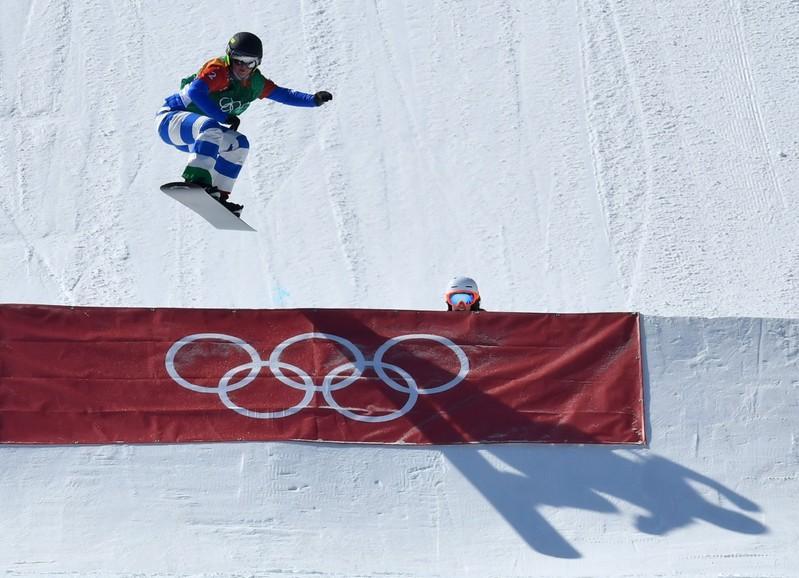 Snowboarding Moioli claims gold after dramatic snowcross final