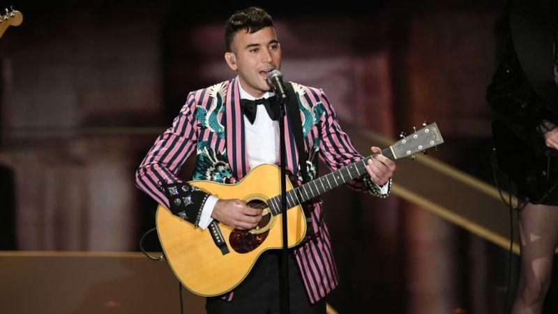 Watch Sufjan Stevens and his jacket serenade the Oscars with St Vincent and Moses Sumney