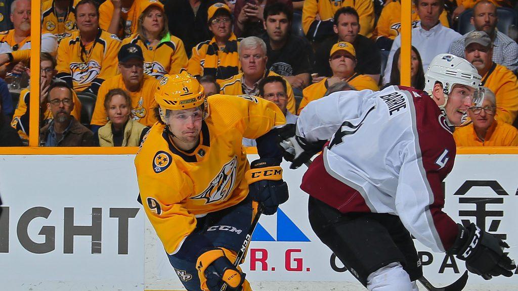 Predators Filip Forsberg may have already scored the sickest goal of the NHL playoffs