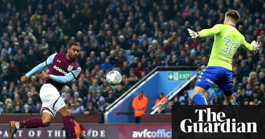 Lewis Grabban gives Aston Villa promotion hope with Leeds goal