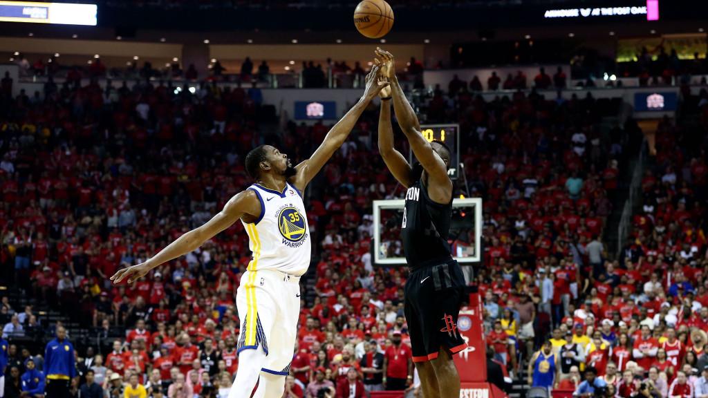 Kevin Durant said the Warriors expected James Harden to tire out in the second half