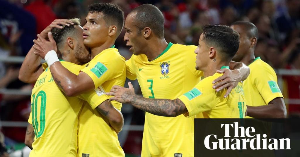 Paulinho and Thiago Silva put Brazil through and send Serbia home