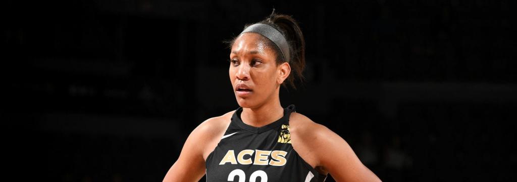Las Vegas Aja Wilson Named Rookie of the Month WNBAcom Official Site of the WNBA