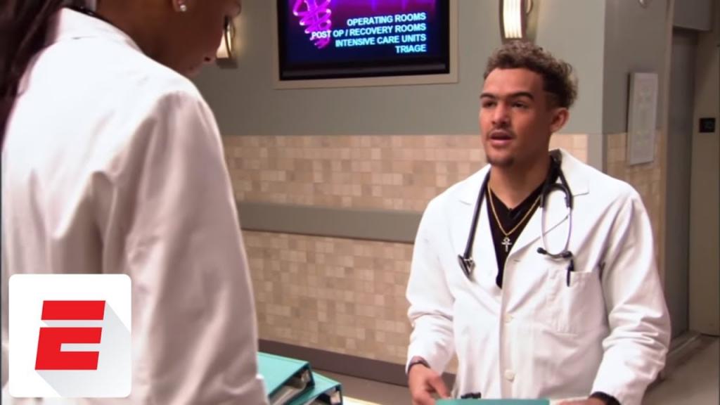 Video - Trae Young and Aja Wilson try their hands at acting on General Hospital ESPN