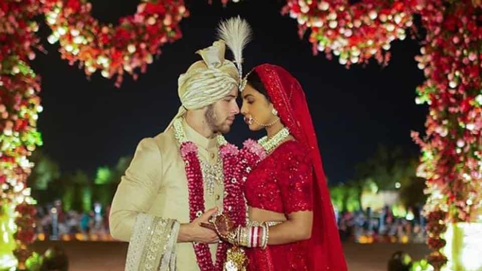 Latest pics from Priyanka Chopra Nick Jonas varmala ceremony her bridal photo shoot