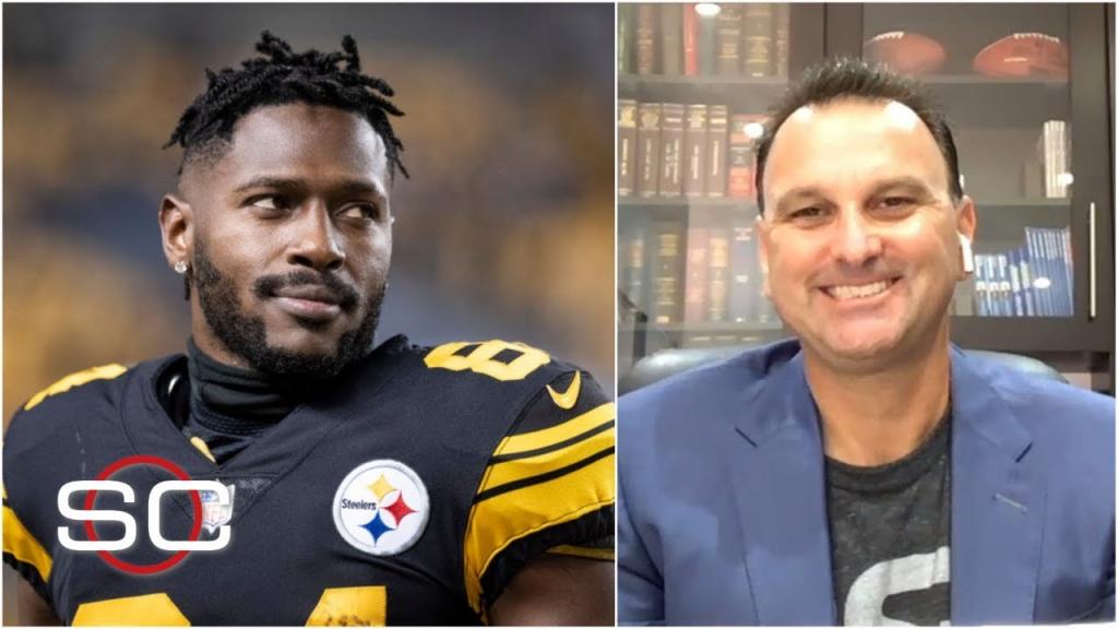 Antonio Brown is a great fit for the Raiders Drew Rosenhaus SportsCenter