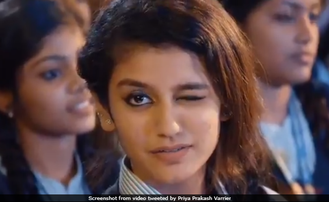 Priya Prakash Varrier Went Viral With A Wink. 'Can't Believe It,' She Tweets