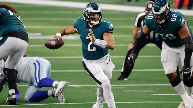 Philadelphia Eagles head coach Nick Sirianni wont name Jalen Hurts starting QB at this time TSNca