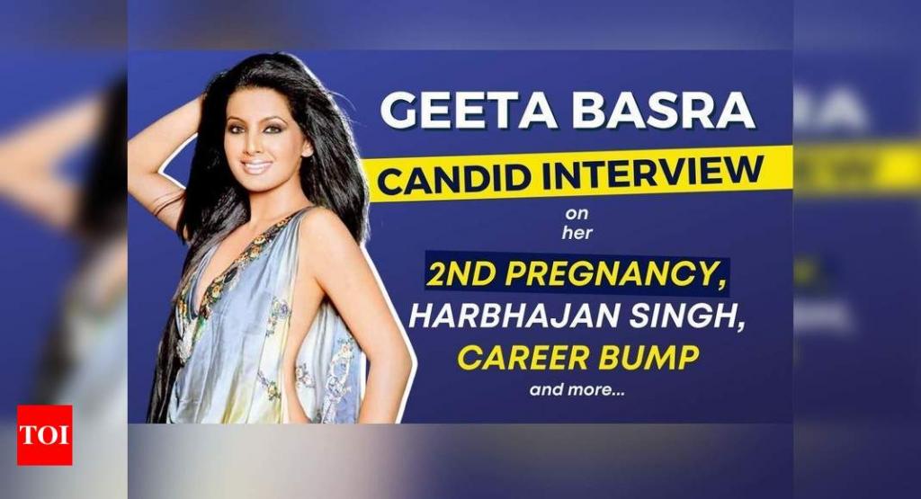 Exclusive Geeta Basra on her 2nd pregnancy Harbhajan Singh career bump Producers feared I would soon marry Times of India