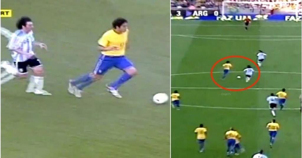 Never forget the day Lionel Messi tried to catch peak Kaka and failed miserably