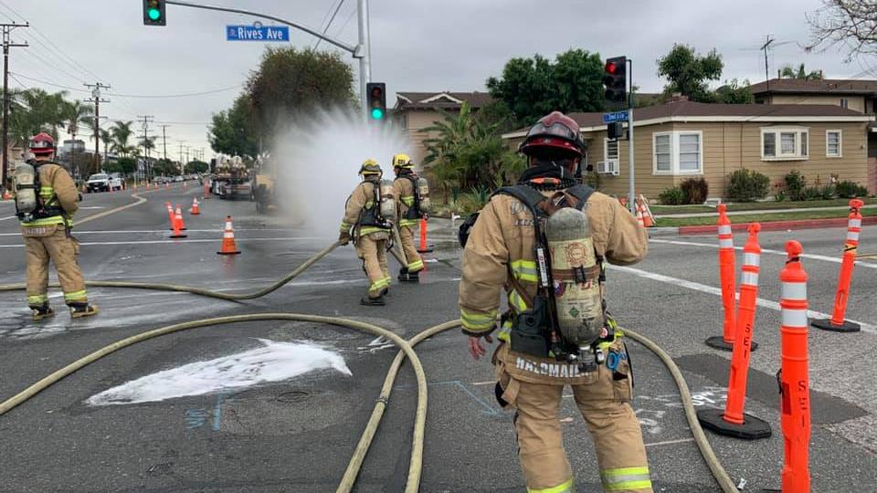 Downey homes evacuated over gas leak emergency cellphone alert sent across LA area
