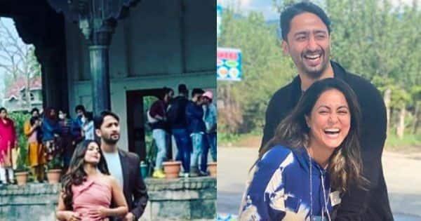 Shaheer Sheikh and Hina Khans BTS pictures from their upcoming music video will leave you surprised