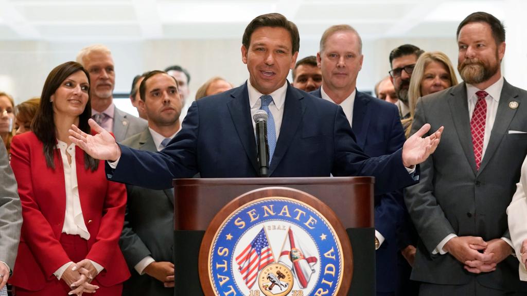 Florida Gov DeSantis invalidates COVID19 restrictions statewide says theres no need to be policing people at this point