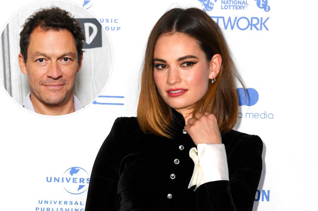 Lily James There is a lot to say about the Dominic West photo scandal