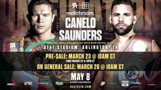 Canelo Alvarezs next fight Date time price odds full card for Canelo vs Billy Joe Saunders DAZN News US