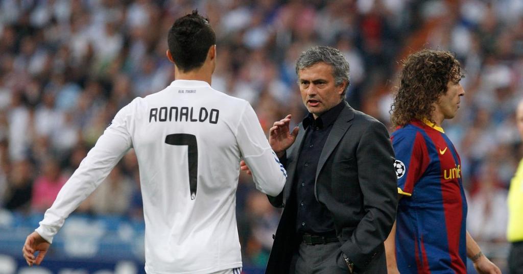 Jose Mourinho could face Cristiano Ronaldo next season after infamous bustup