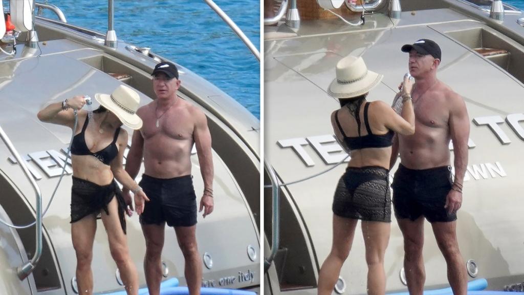 Jeff Bezos Looks Buff As He Shows Off Body in Caribbean with Girlfriend