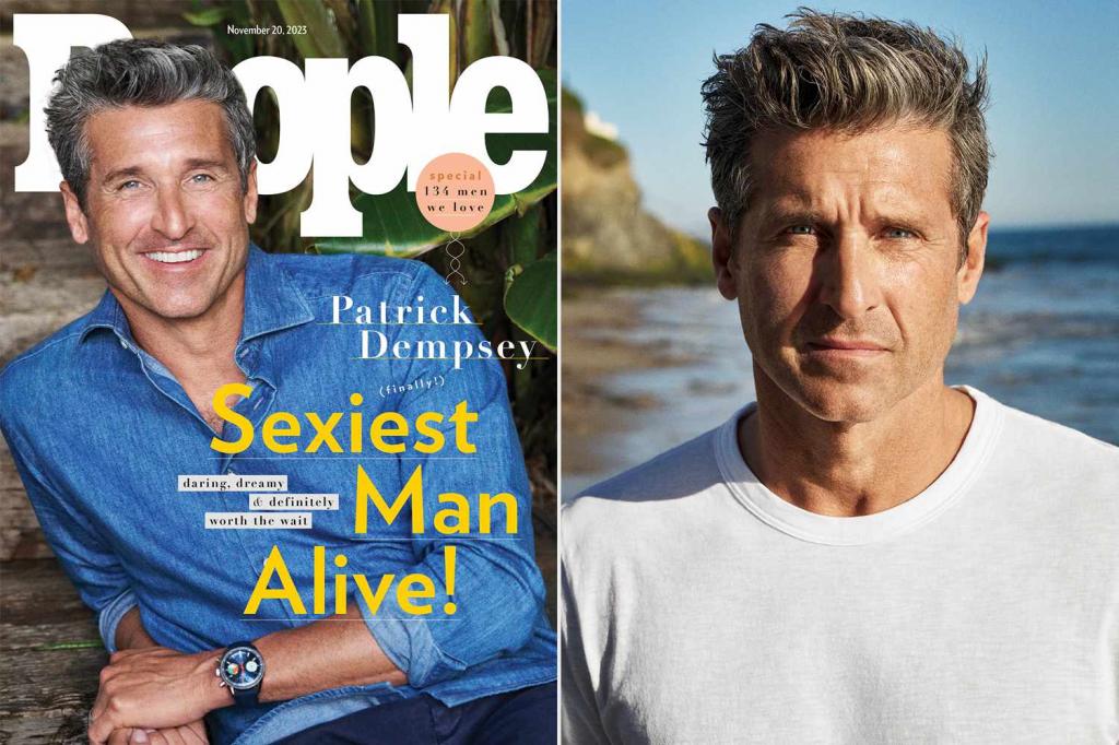 Patrick Dempsey Is Finally PEOPLEs 2023 Sexiest Man Alive Ive Always Been the Bridesmaid He Jokes