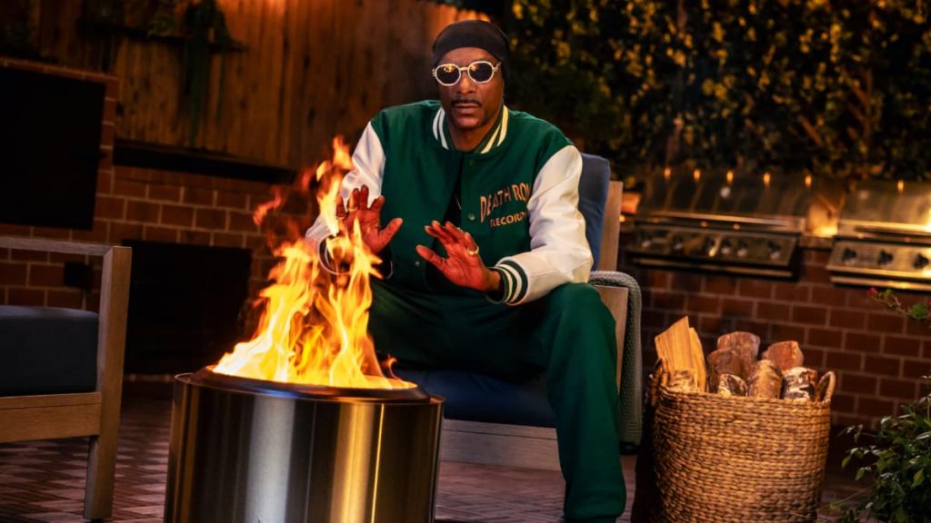 Thought Snoop Dogg quit smoking Think again Snoop partners with Solo Stove smokeless fire pits