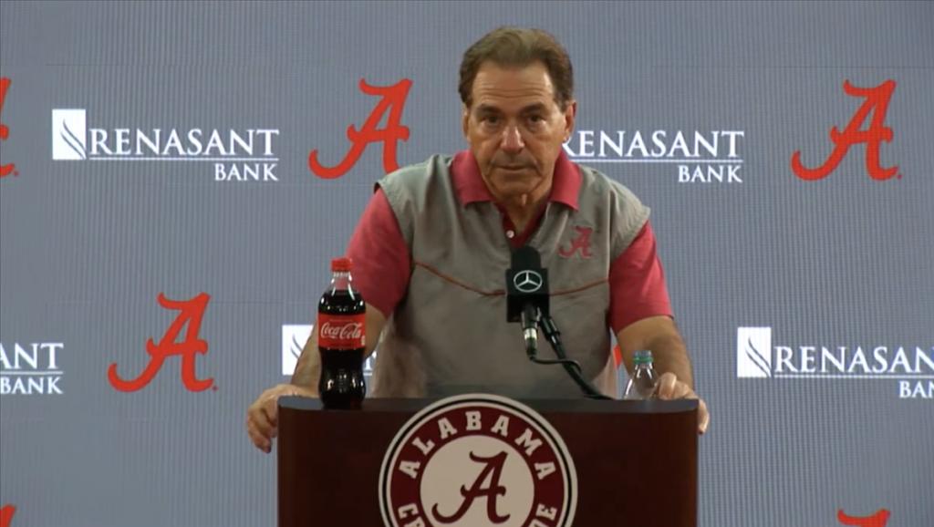 Watch: Nick Saban gets direct with reporter after Bryce Young comment
