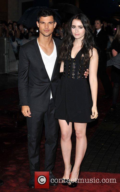 Taylor Lautner and Lily Collins Photos