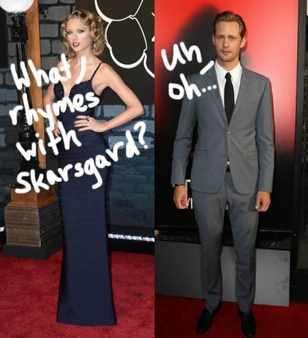 taylor swift alexander skarsgard dating after filming the giver