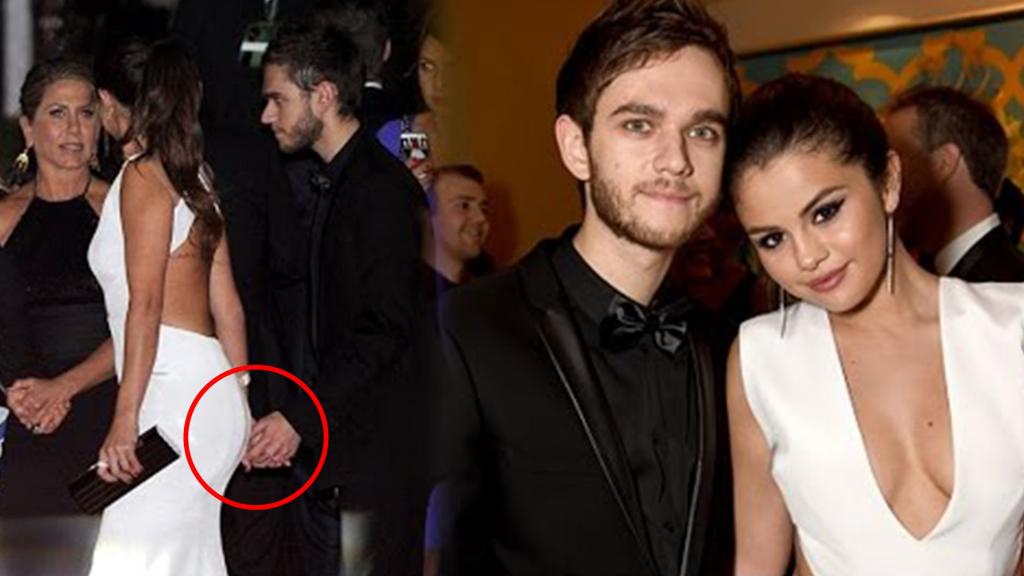 Selena Gomez & Zedd Holding Hands At Golden Globes Party 2015