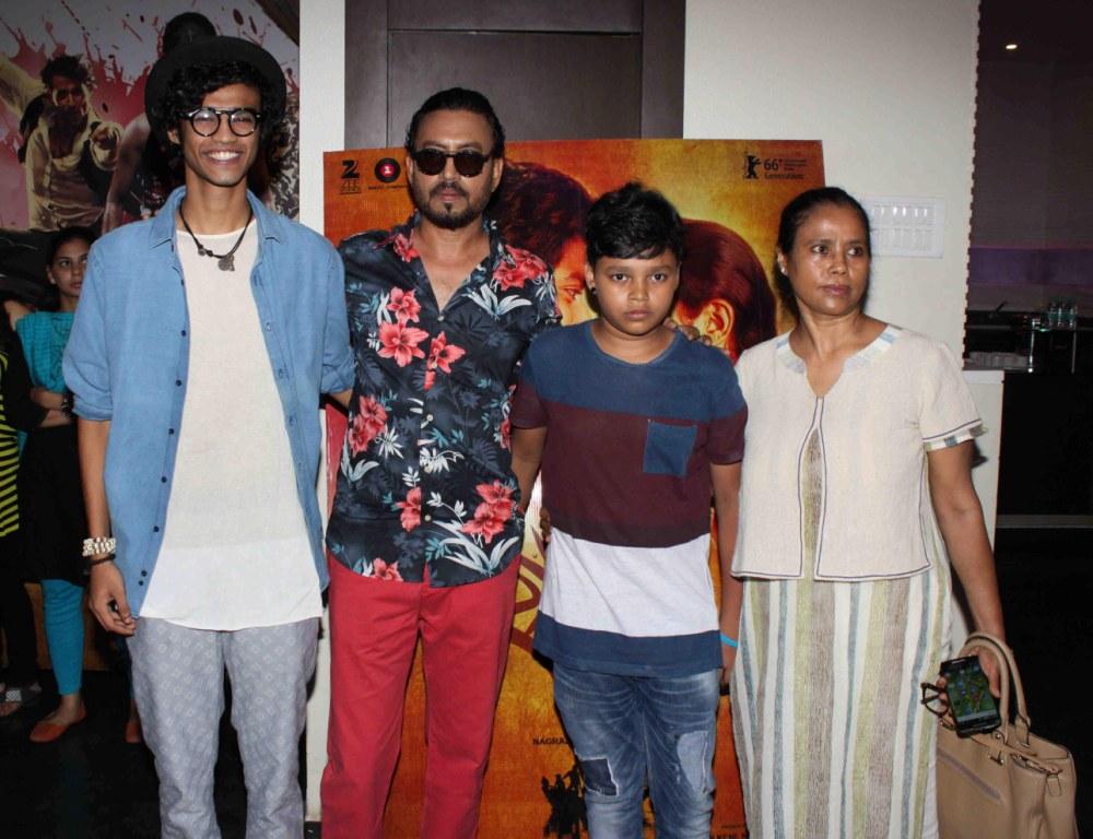 Irrfan Khan With Wife Sutapa Sikdar And Sons Babil & Ayaan At