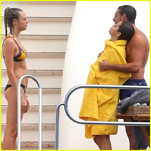 Selena Gomez Cozies Up to Tommaso Chiabra in Saint-Tropez