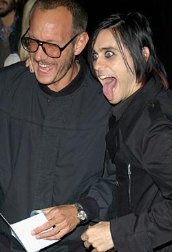Terry Richardson and Jared Leto at the Marc Jacobs show | MTV Photo