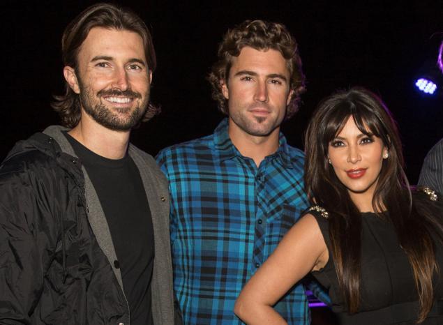 Brandon Jenner, Brody Jenner and Kim Kardashian. Brody claimed Brandon