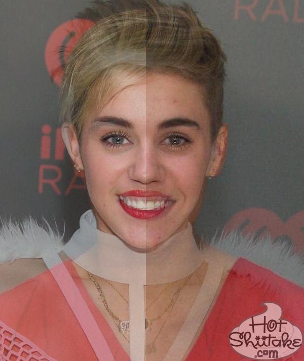 Hot Shiitake Tumblr - Justin Bieber and Miley Cyrus have THE SAME FACE