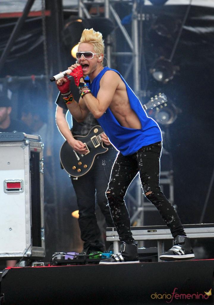 Jared Leto en concierto