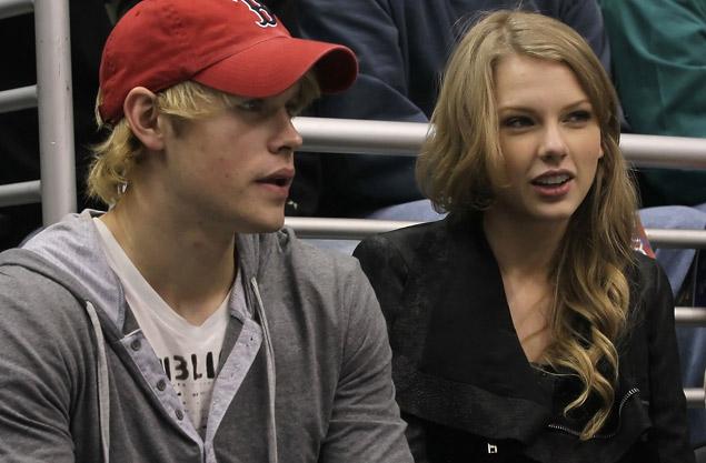 Taylor Swift and Glee star Chord Overstreet were spotted at an L