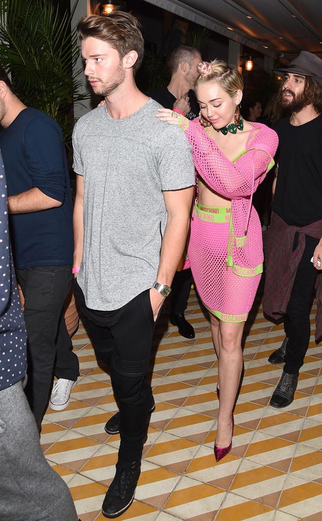 Miley Cyrus and Patrick Schwarzenegger Smoke Together, Hit Up Another