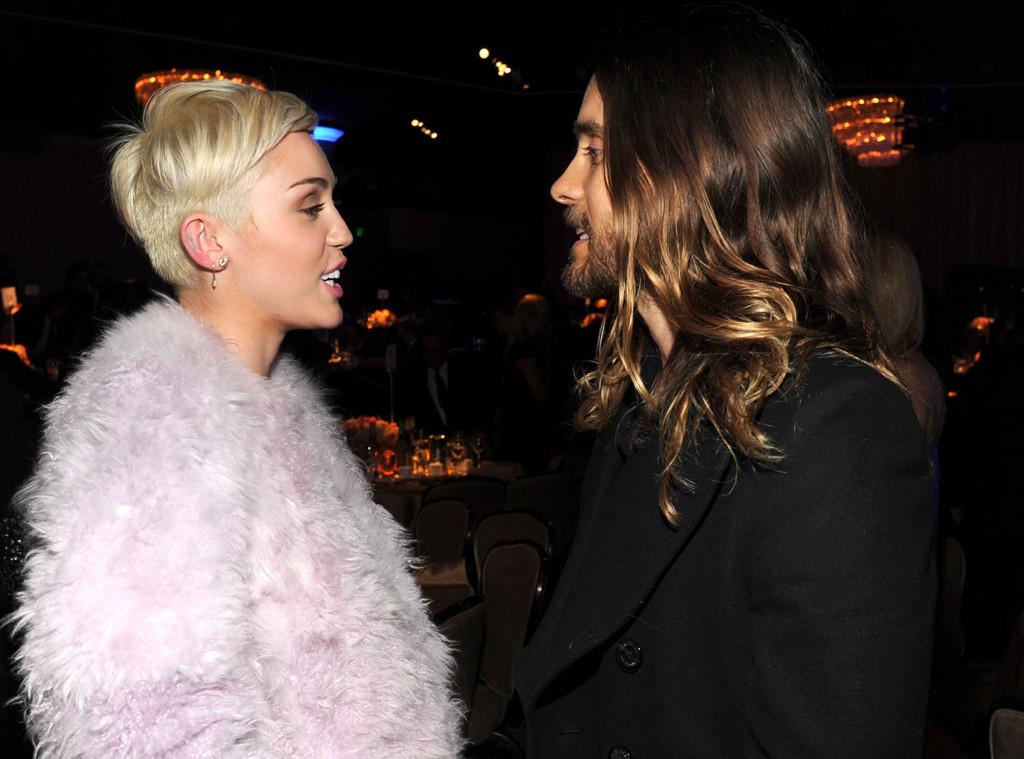 Miley Cyrus & Jared Leto from 2014 Grammys: Party Pics | E! News